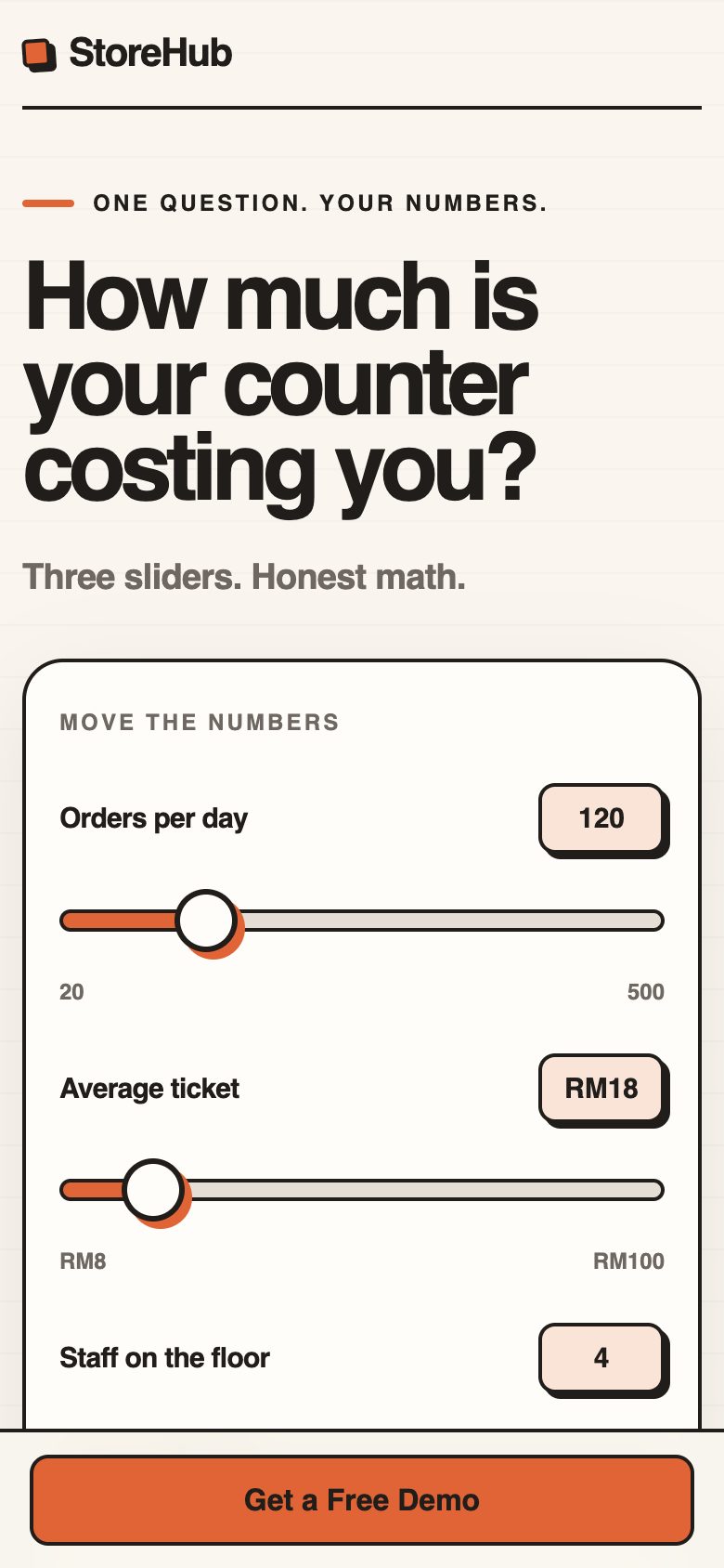 Calculator prototype